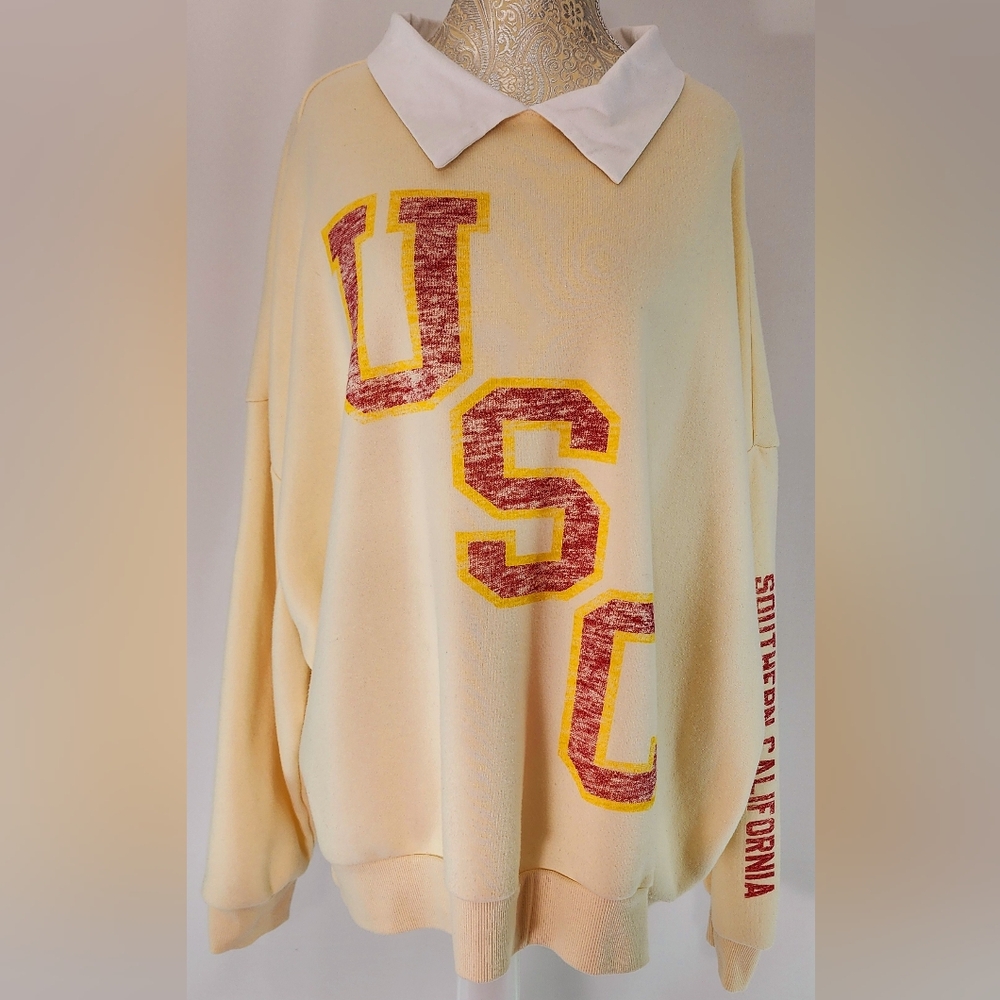 Grayson Threads, The Label Usc Collared Sweatshirt - image 1
